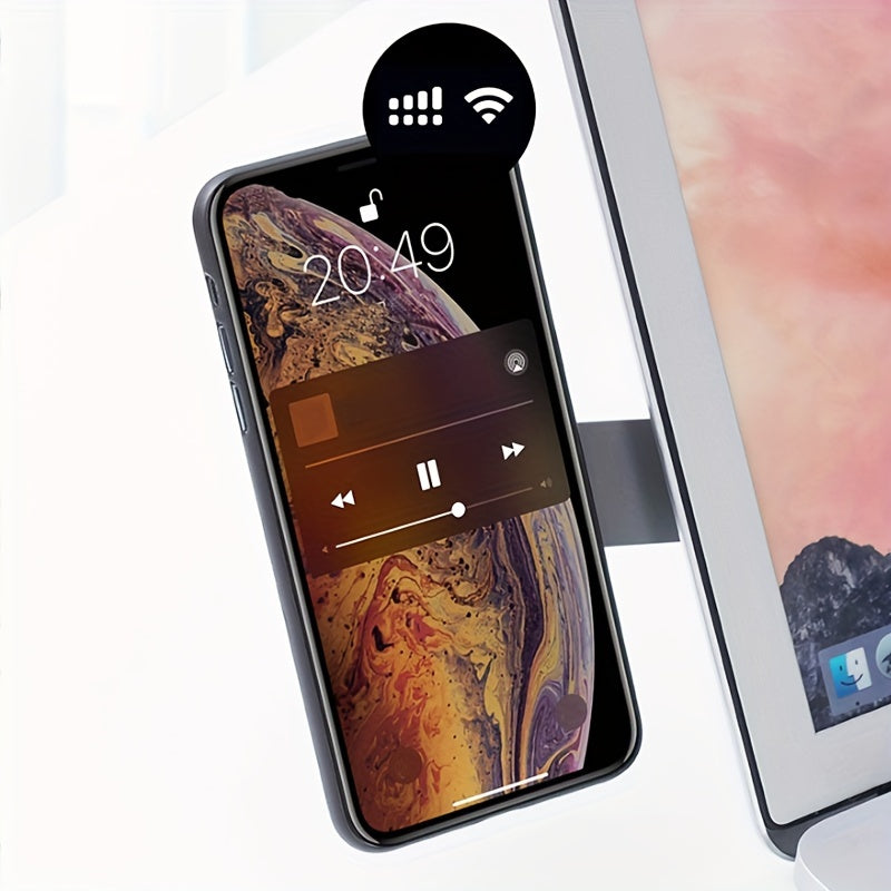 1pc Laptop Screen Support Holder Dual Monitor Display Clip Plastic Sticky Magnetic Notebook Computer Expansion Bracket